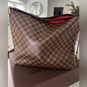 LOUIS VUITTON Damier Ebene Delightful MM